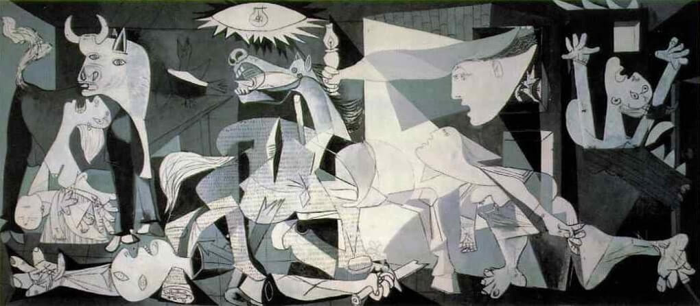 La Guernica painting by Pablo Picasso