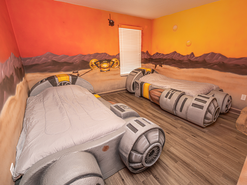 Star Wars-themed bedroom