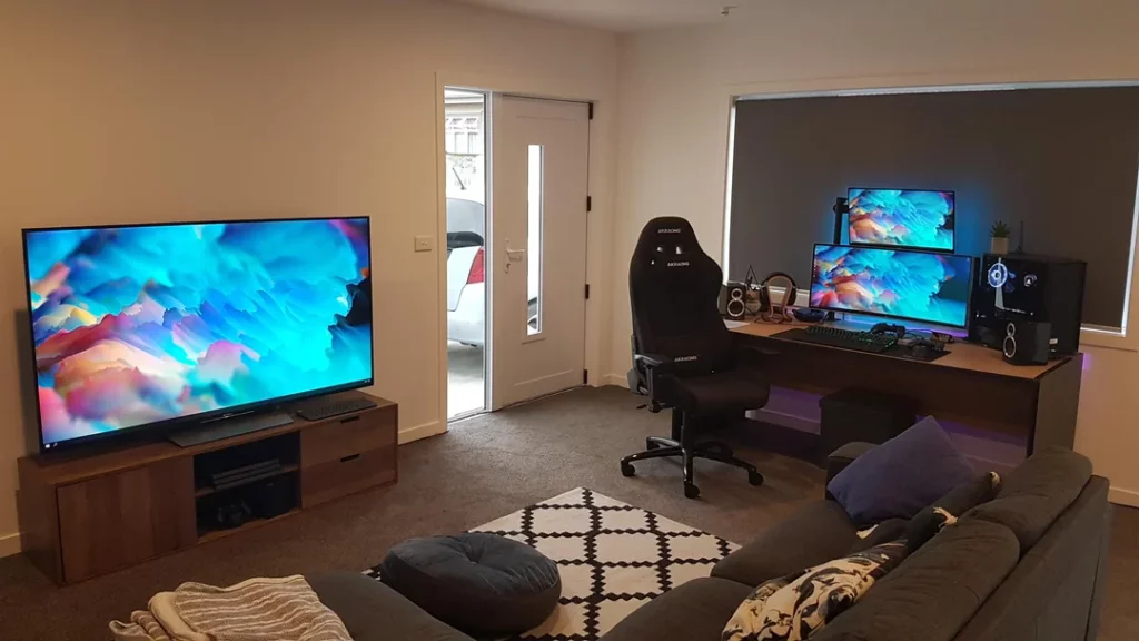 Dual-Purpose Gaming Living Room