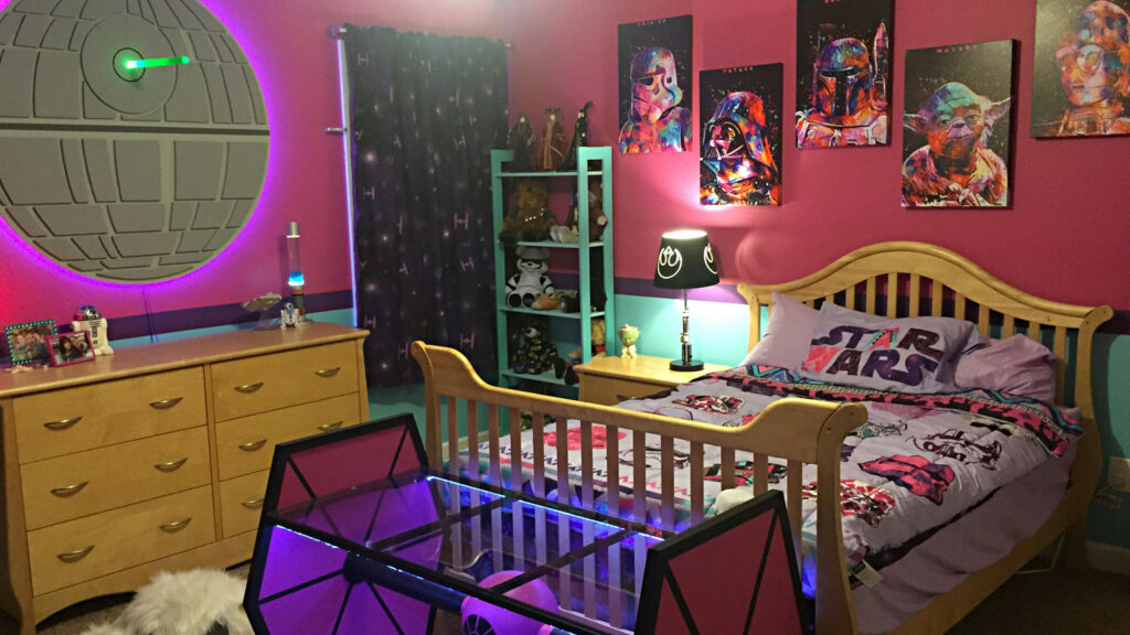 Star Wars girl's bedroom