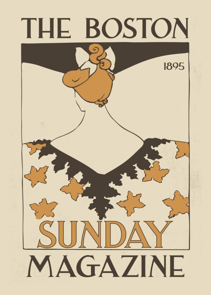 Boston Fashion Magazine Poster by HyggeStudio