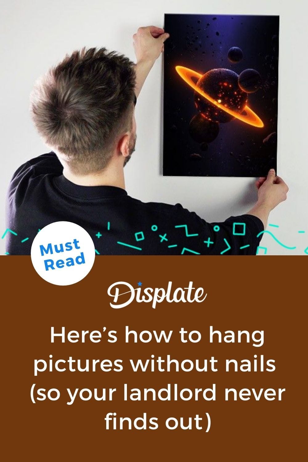 Here’s How to Hang Pictures Without Nails Displate Blog