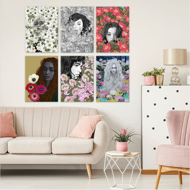 Displate Wall Art, High Quality Metal Art Prints Mounted by Magnets