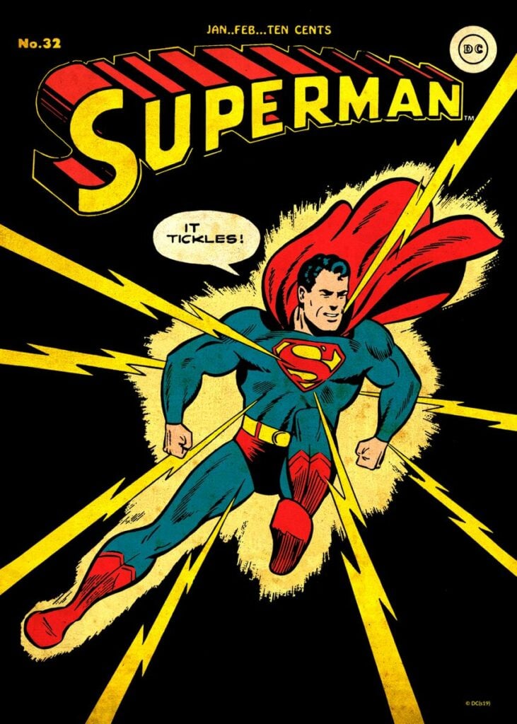 Superman Poster by Wayne Boring