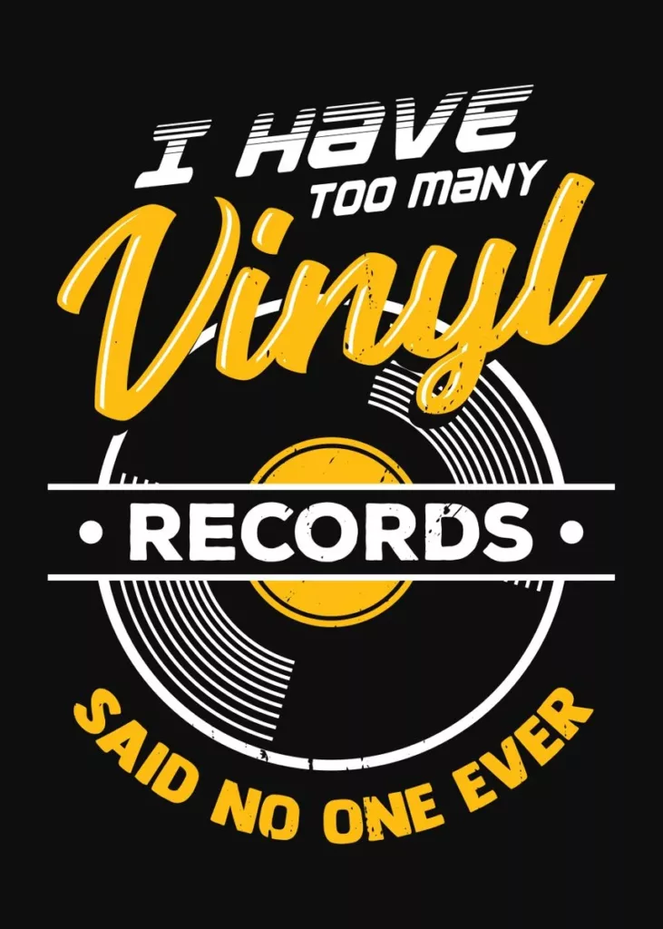 Vinyl Records Design Poster