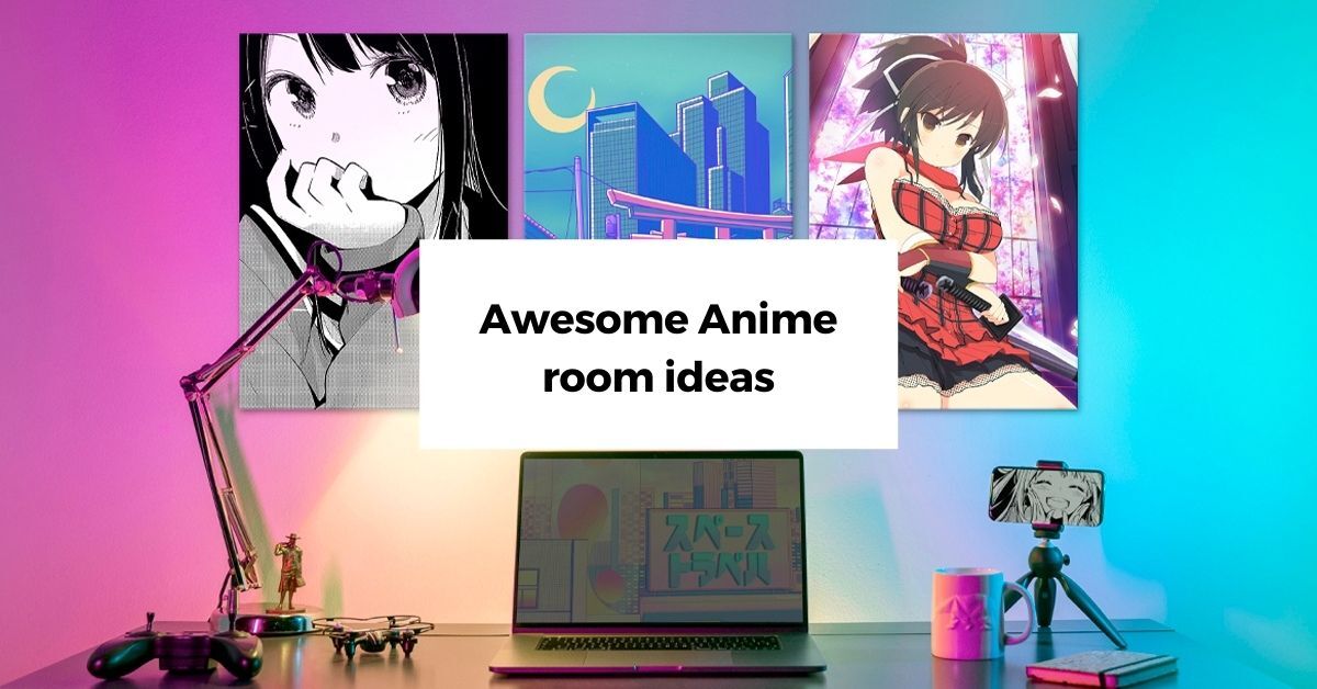 Anime wall  Otaku room, Anime bedroom ideas, Cute room ideas