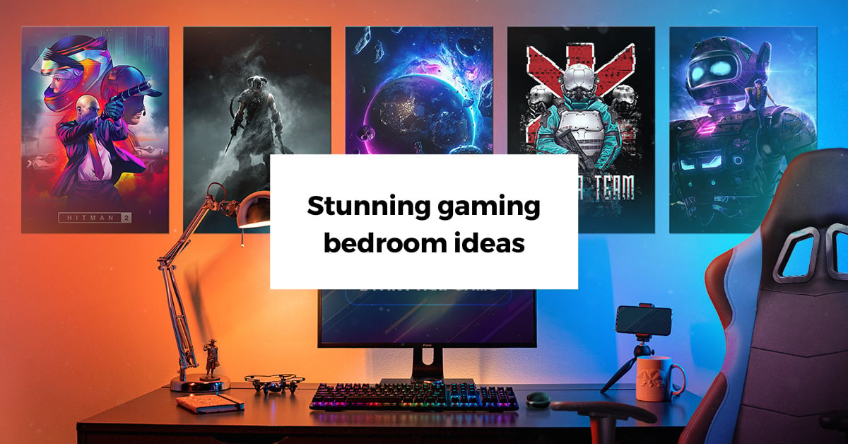 30 Stunning Gaming Bedroom Ideas in 2023 | Displate Blog