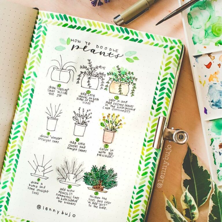 75 Cute Things to Draw in Your Bujo (With Step-by-Step Tutorials ...