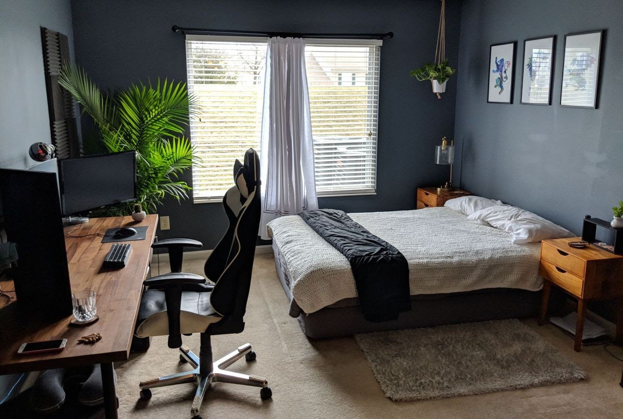 Black store gaming bedroom