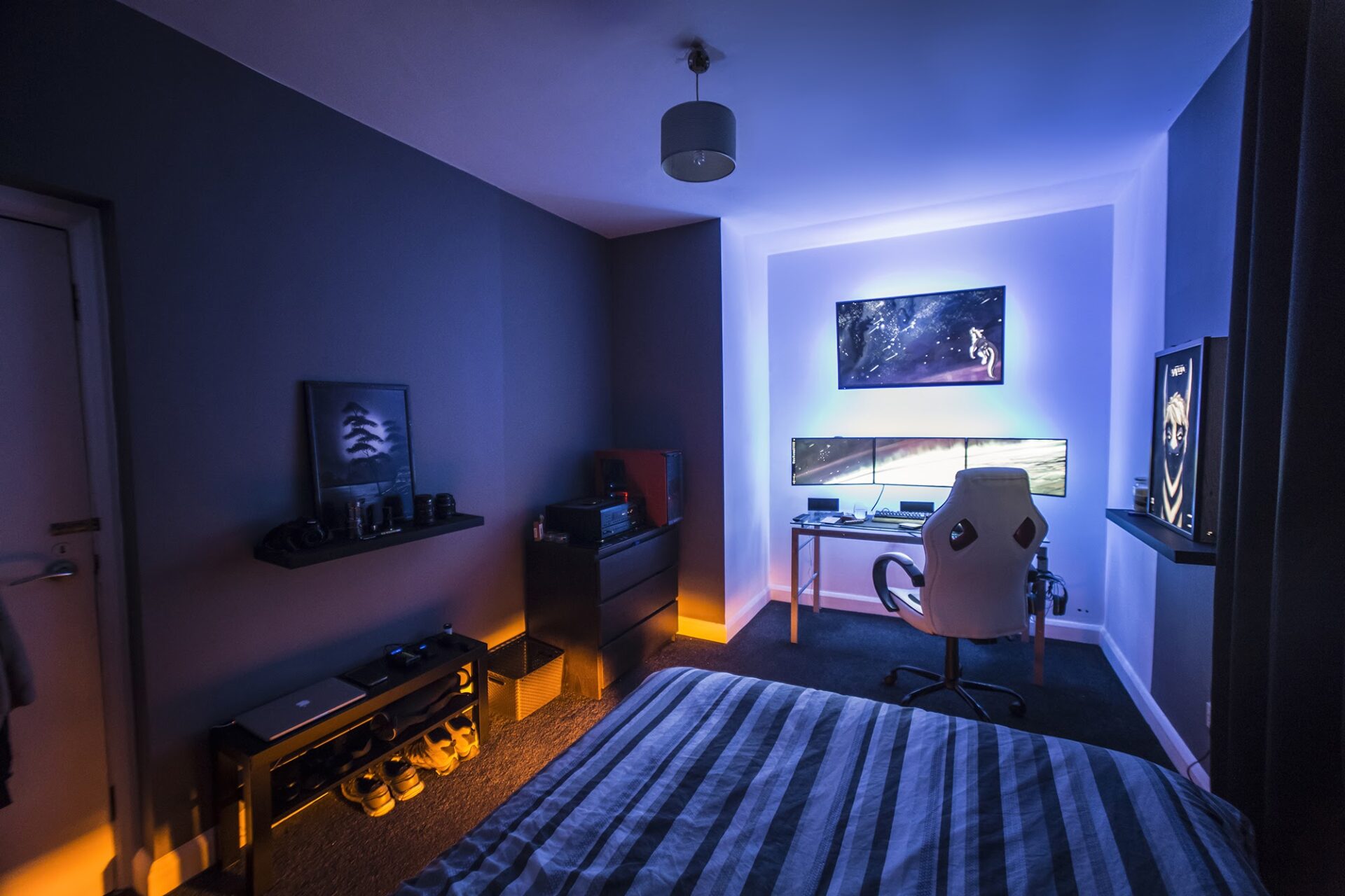 Bedroom Gaming Room Design