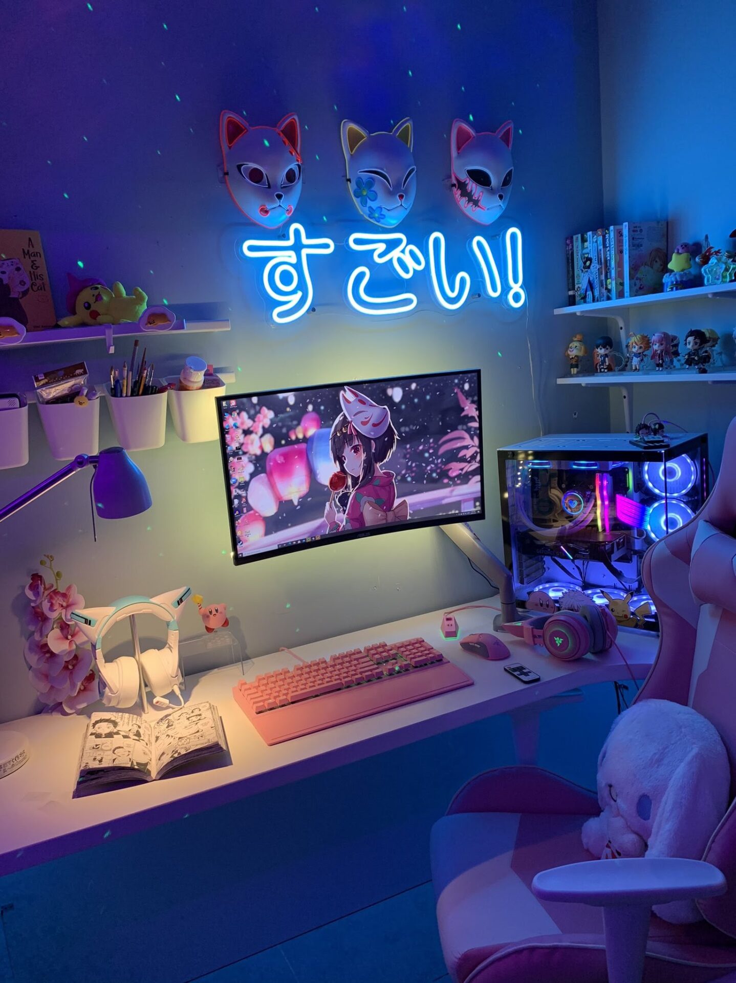 في منتصف اللا شيء واحه سنيزي متناغم تابعنا منافسة diy anime room decor