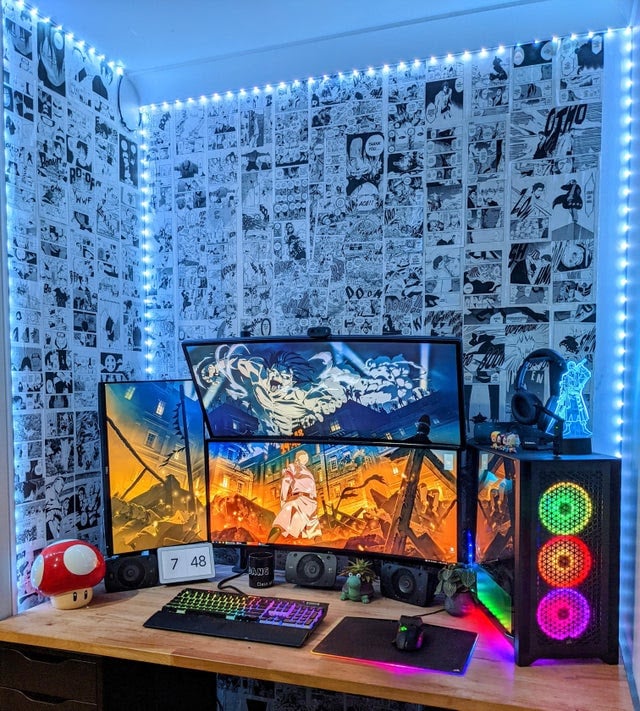 Anime Room PC, Aesthetic Anime Room, HD wallpaper