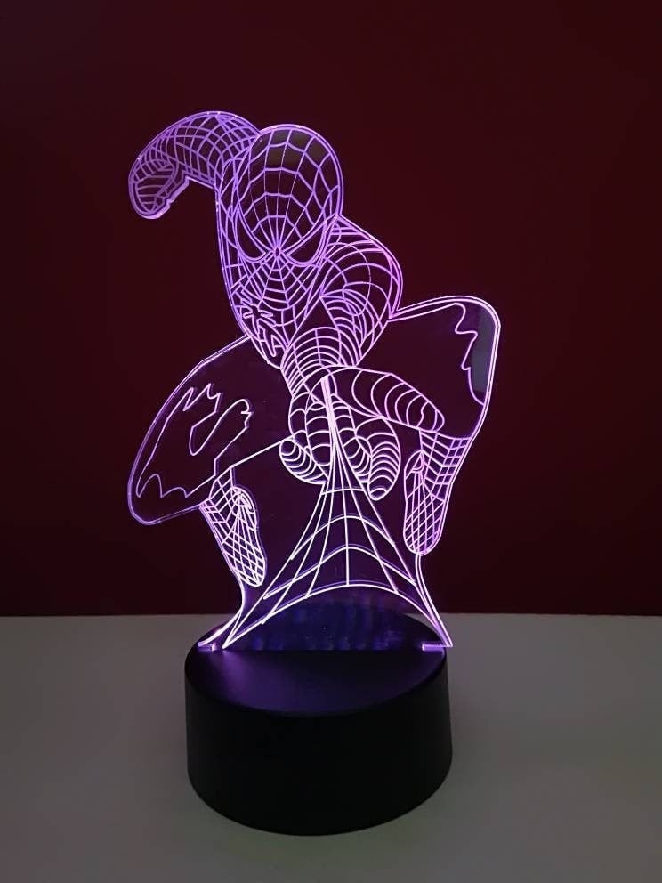 Spiderman LED lamp