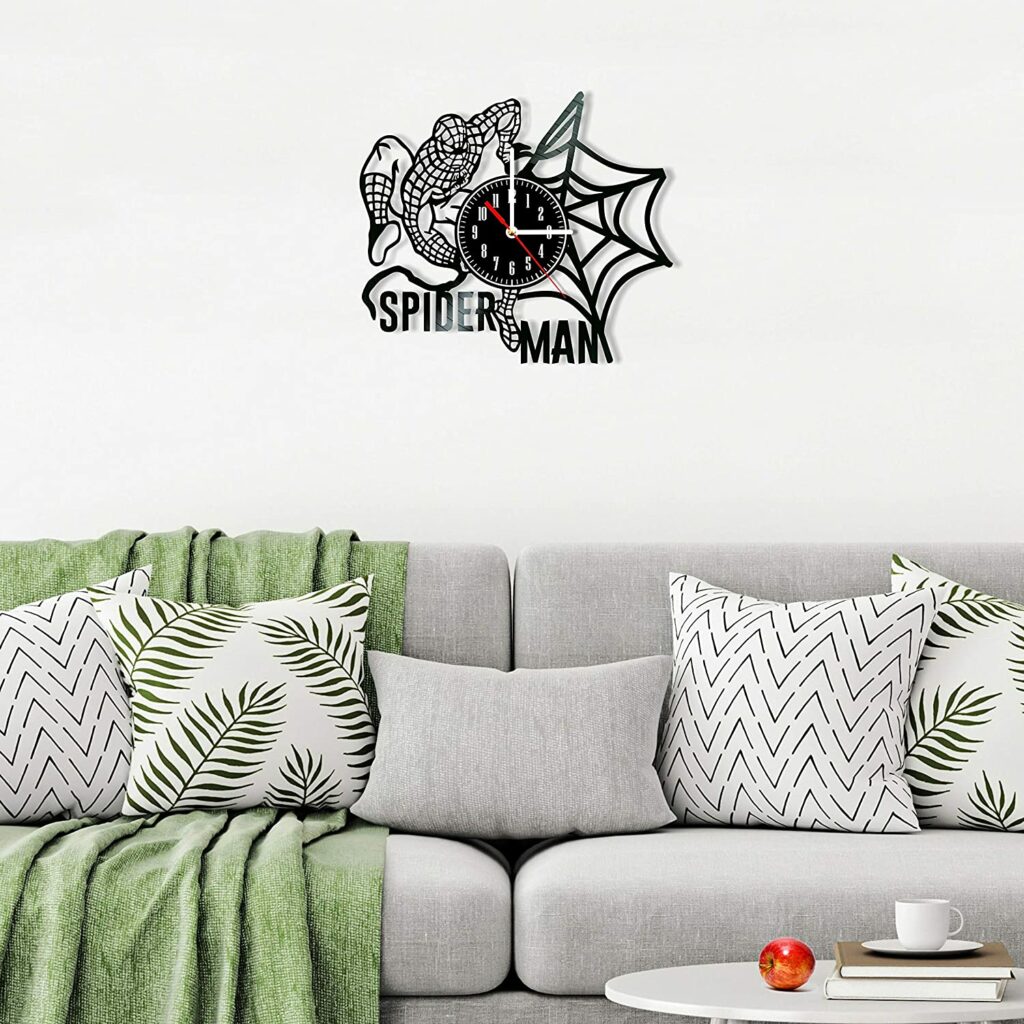 Spiderman wall clock