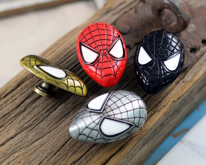 Spiderman furniture knobs