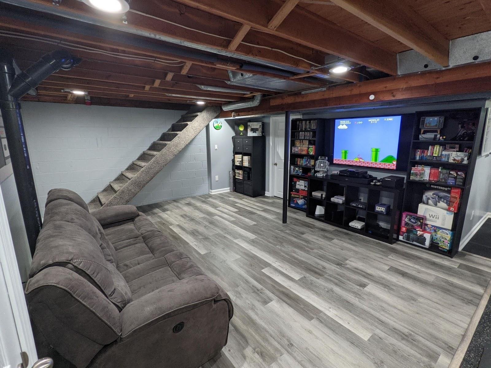 24 basement game room ideas for 2023 | displate blog