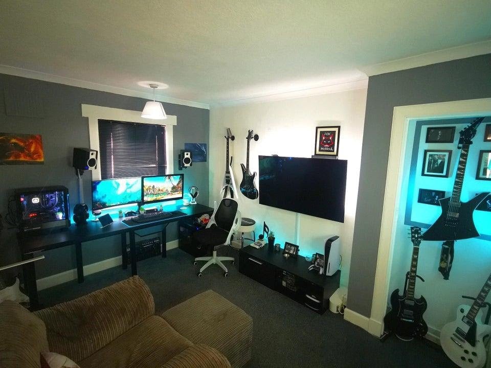 basement video game room