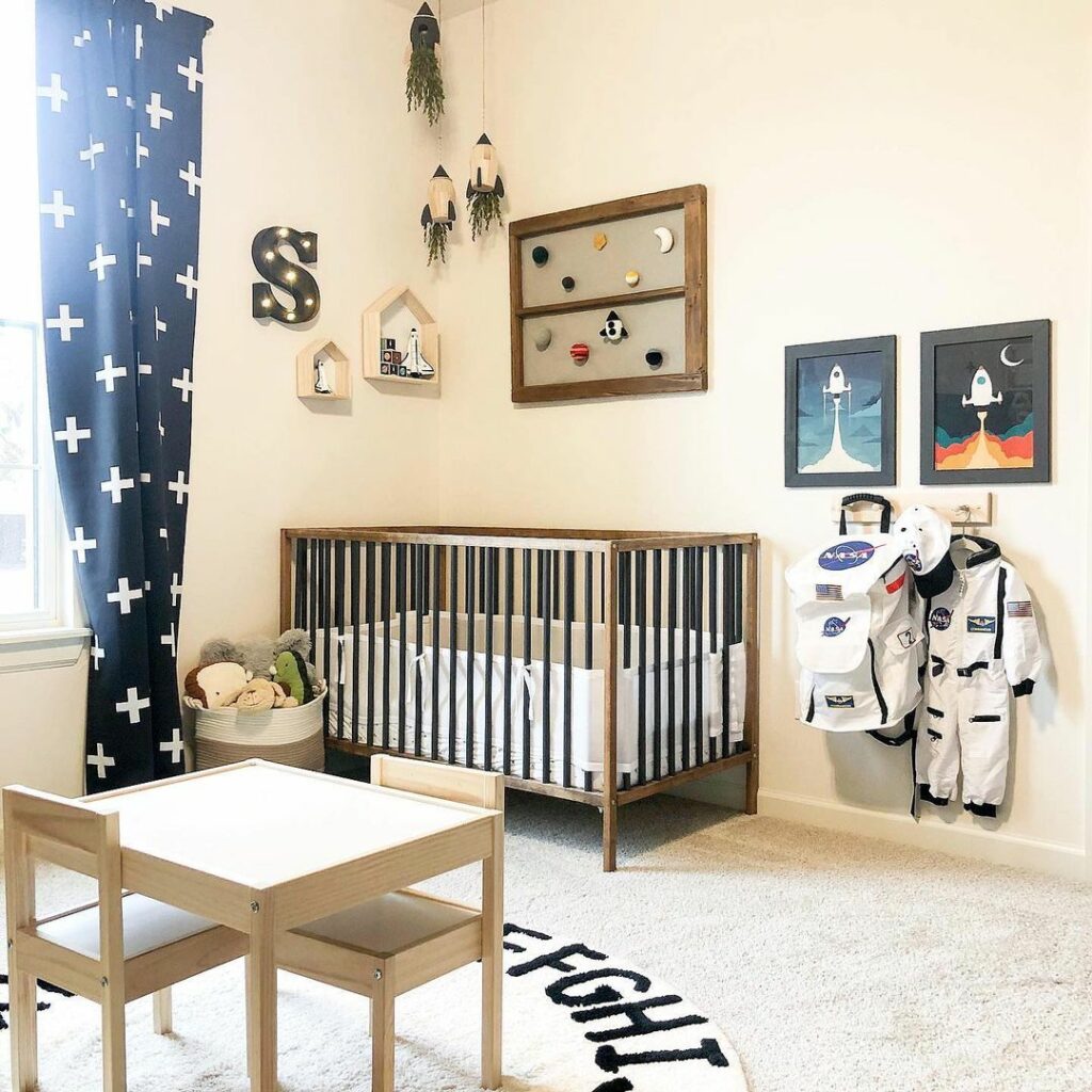 space-themed nursery