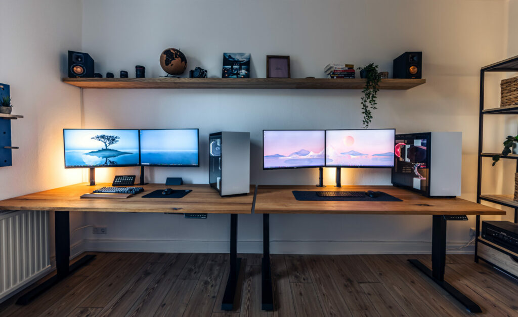 couple gaming setup