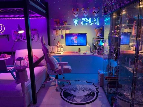 22 Stunning Anime bedroom ideas | Displate Blog