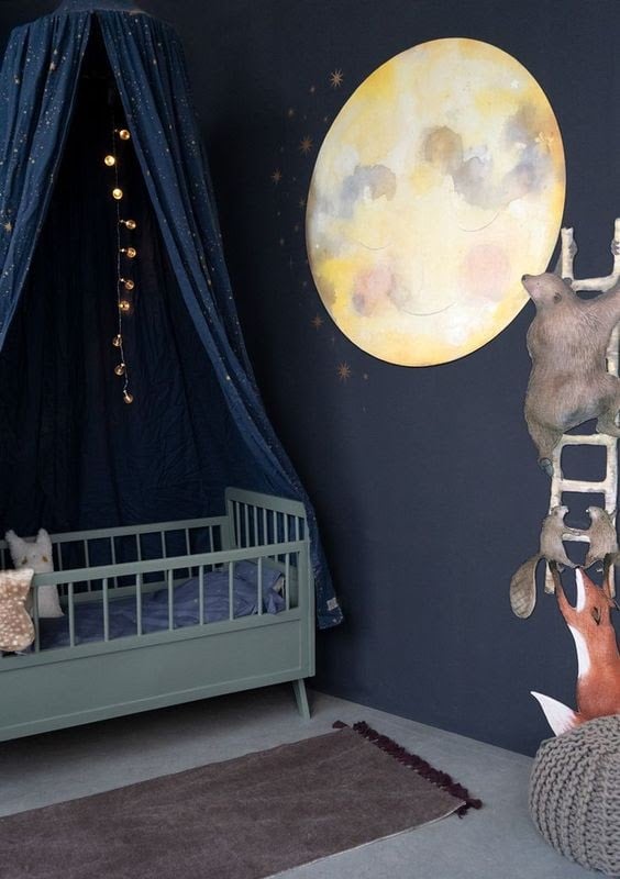 Night sky themed sales nursery