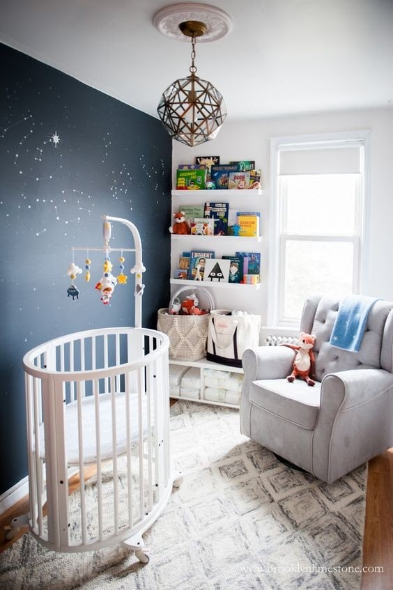 Outer space nursery store theme