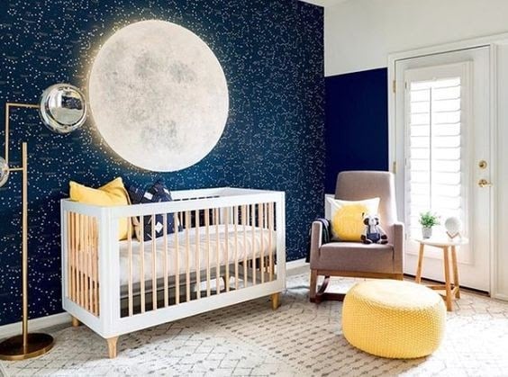 Outer space nursery hot sale theme