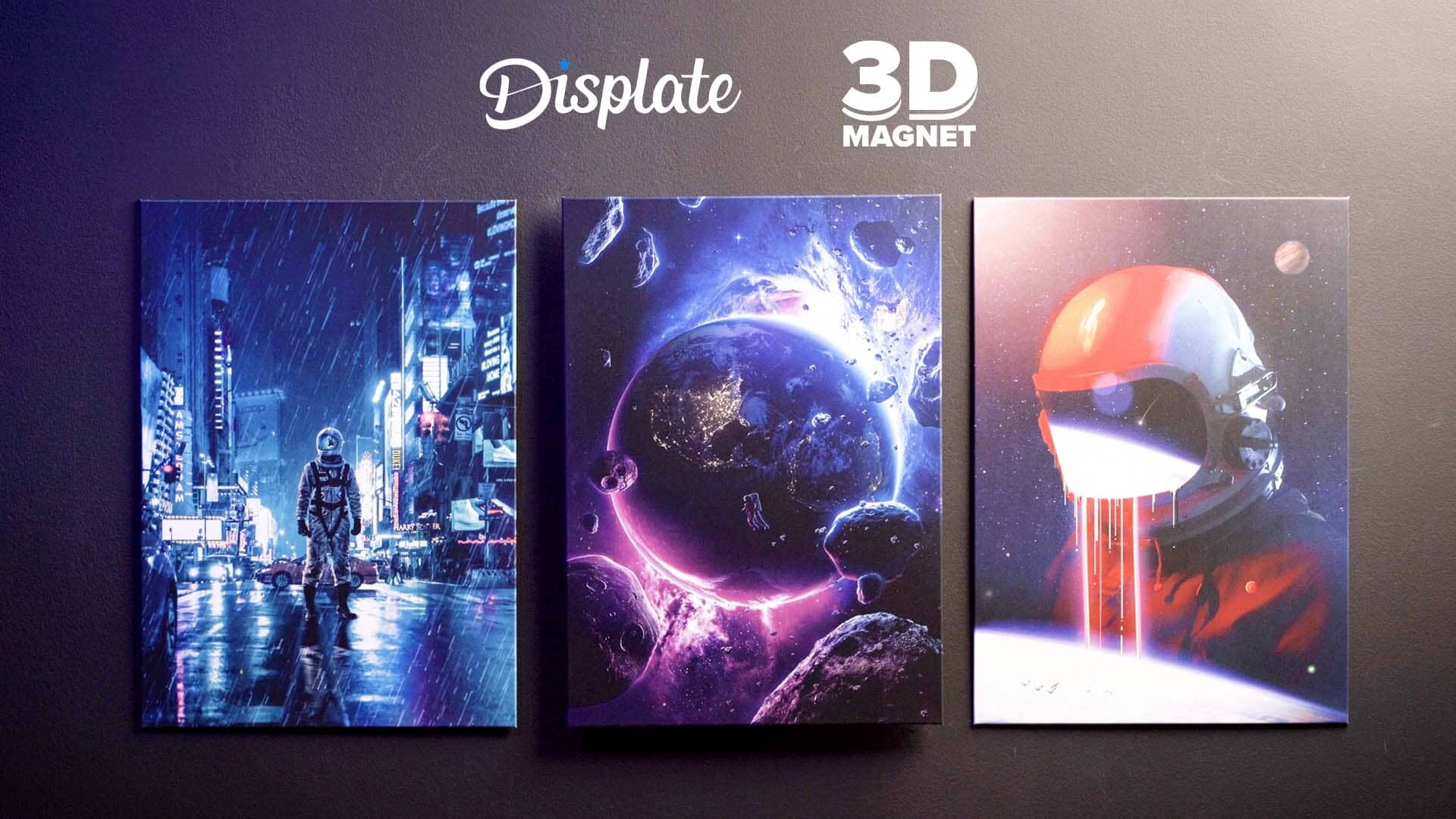 Is it safe to put displate Magnets on a wall like this? : r/Displate