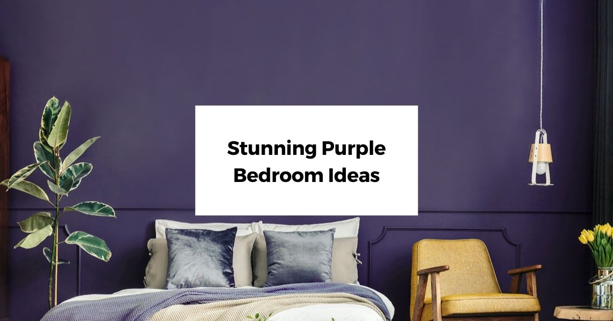Dark Purple Bedroom Decorating Ideas | Shelly Lighting