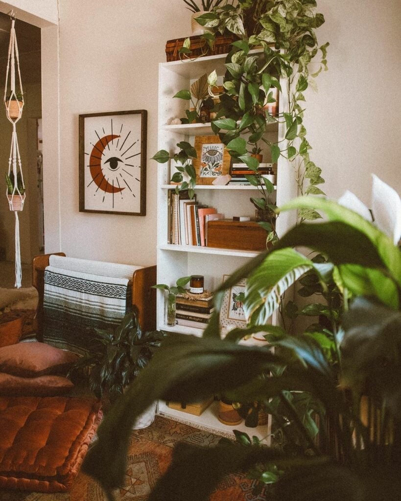 hippie boho living room