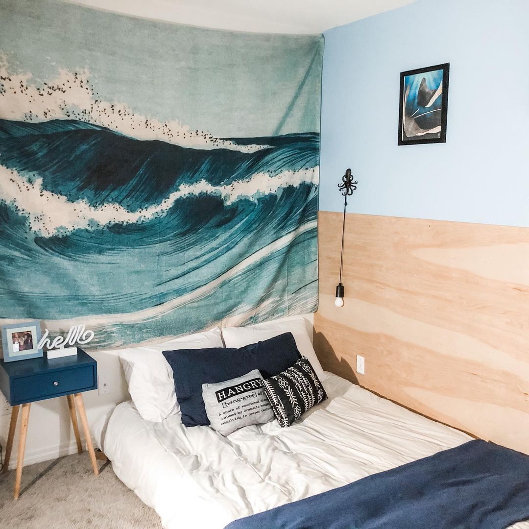 30 Ocean-Themed Bedroom Ideas That Will Take You Away | Displate Blog