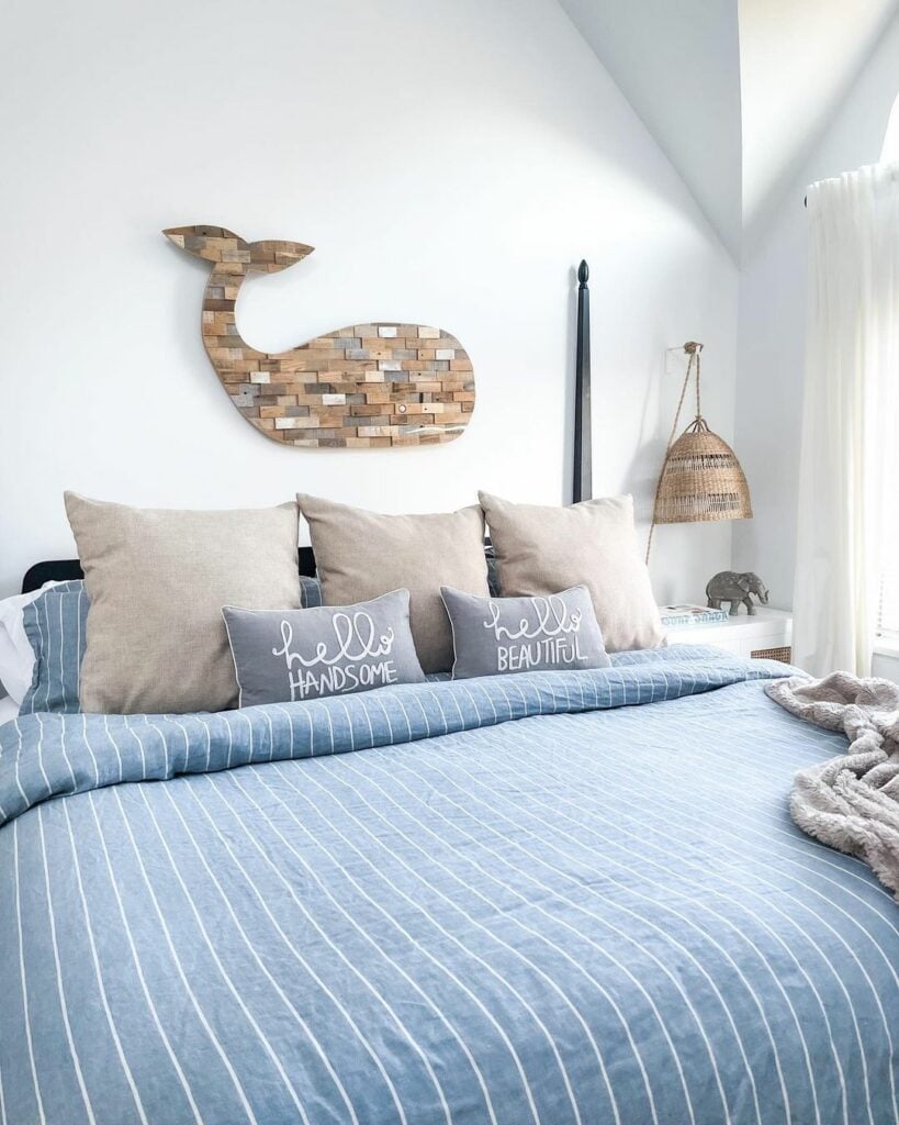 ocean-themed bedroom