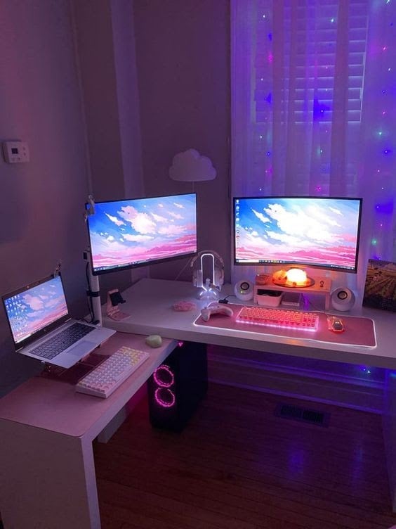 60 Cute Kawaii Gaming Setup Ideas