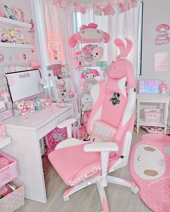 Pinteresting  Kawaii room, Kawaii bedroom, Cute room decor