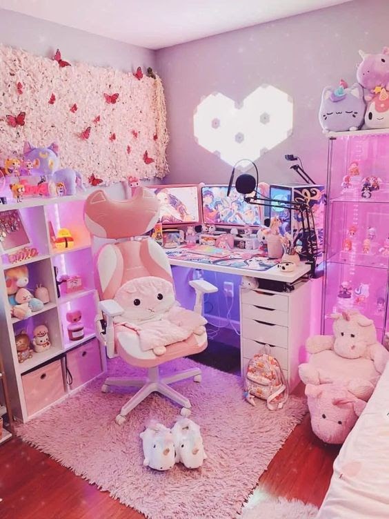 60 Cute Kawaii Gaming Setup Ideas