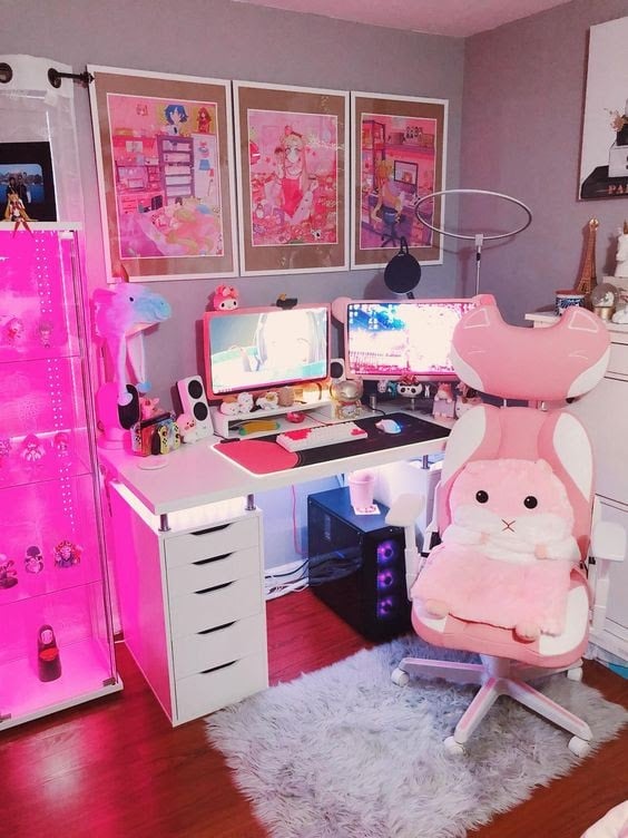 160 Gaming essentials. ideas  nintendo, gamer room, kawaii room