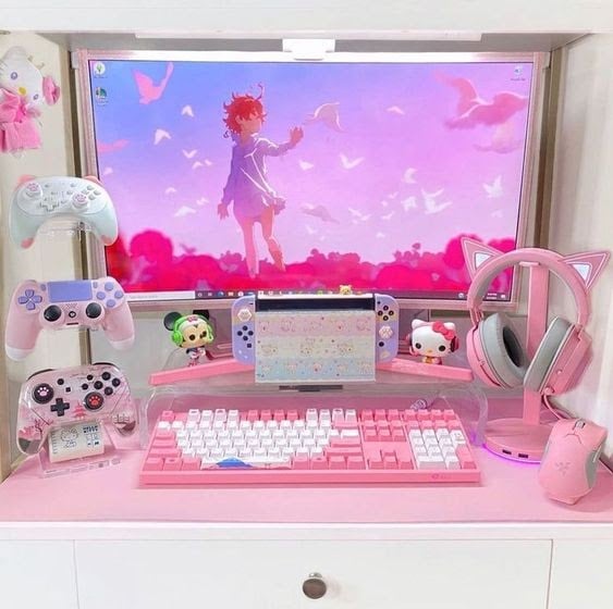 Cute Gaming Setup Ideas 2021 — Aesthetic Gaming Accessories