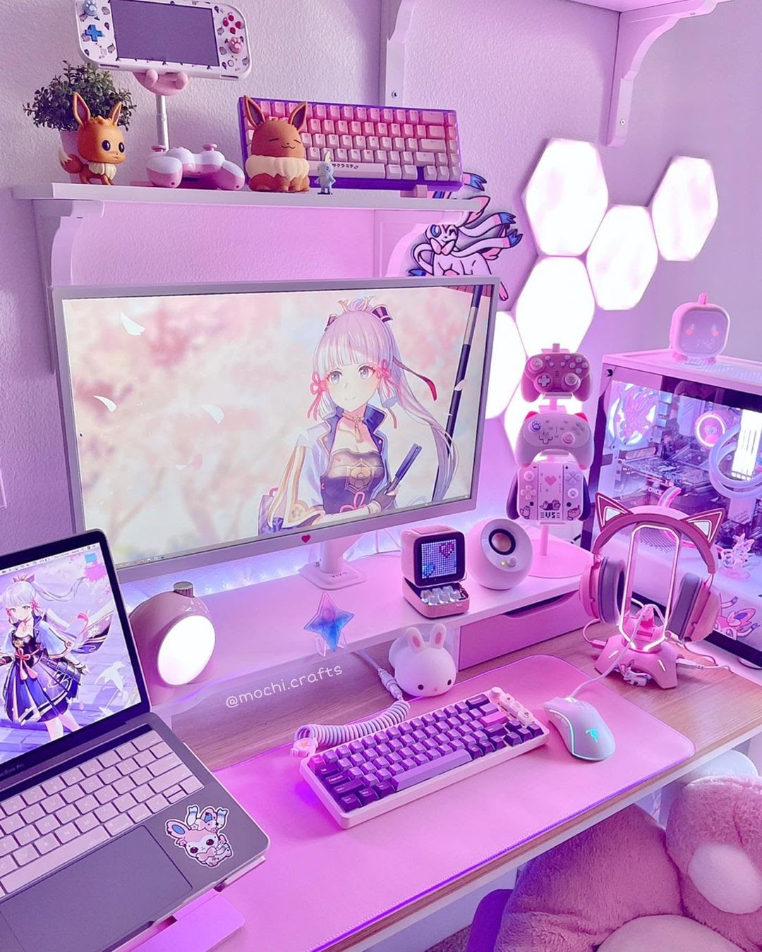 60 Cute Kawaii Gaming Setup Ideas