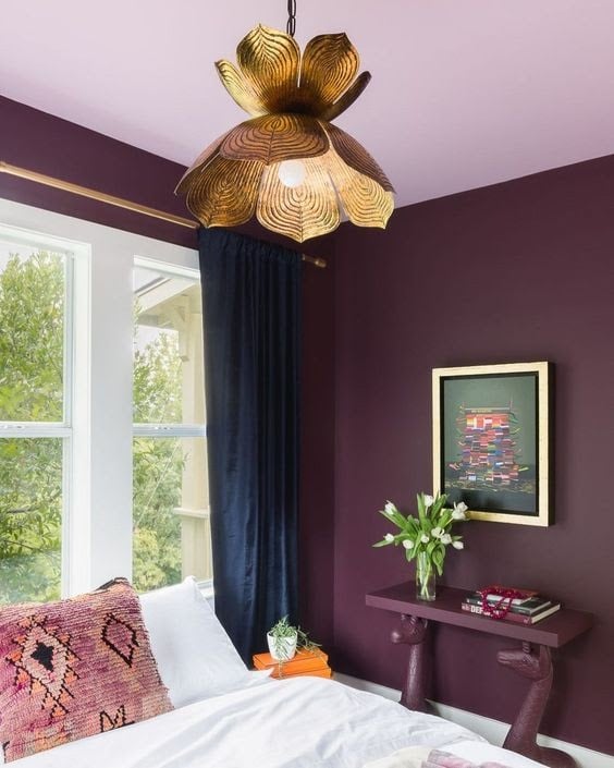 Small deals purple bedroom