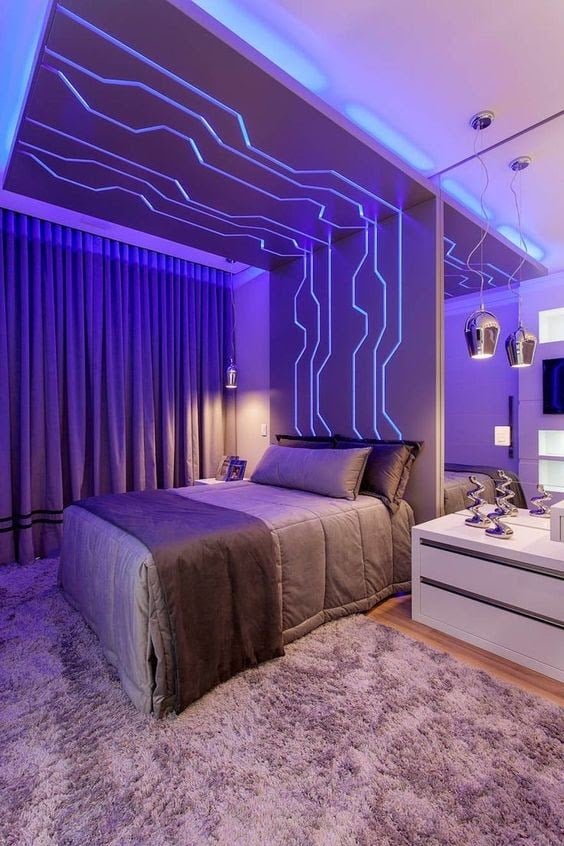 30 Stunning Purple Bedroom Ideas Displate Blog - Purple And Gold Home Decor Ideas