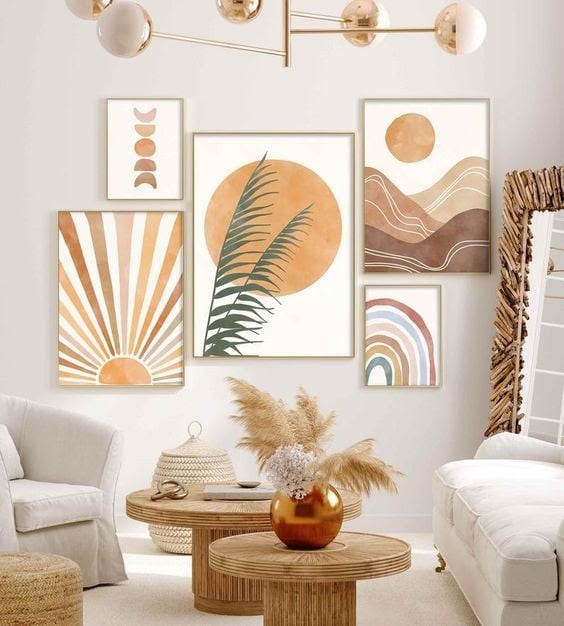 Bohemian style wall art sale