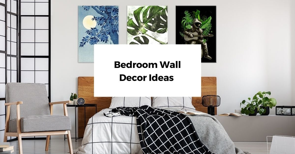 20 Bedroom Wall Decor Ideas To Spruce Up Your Space Displate Blog - Bedroom Wall Tapestry Ideas