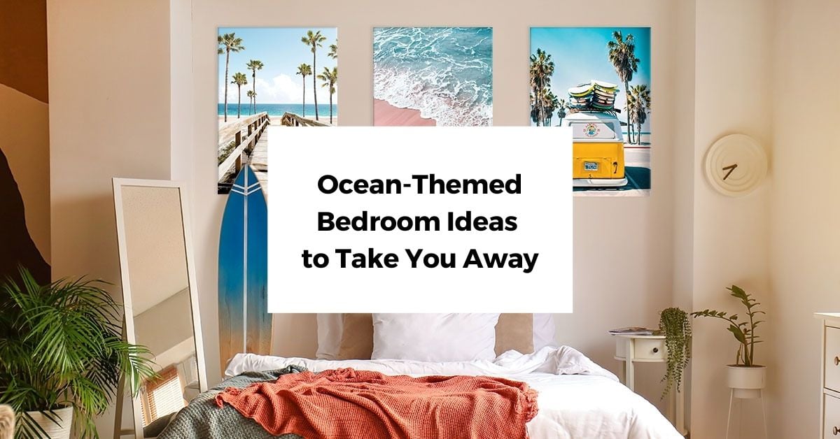 Room Decor Aesthetic Teen Girls Vintage Ocean Dorm Decor for 