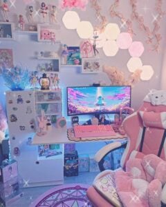 33 Pink Gaming Setup Ideas to Keep any Gamer Girl Happy | Displate Blog