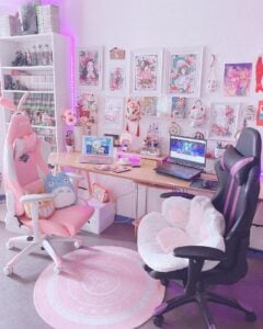 33 Pink Gaming Setup Ideas to Keep any Gamer Girl Happy | Displate Blog