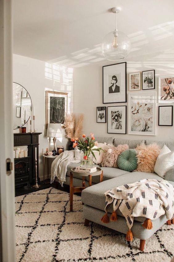 45 Creative Aesthetic Living Room Decor