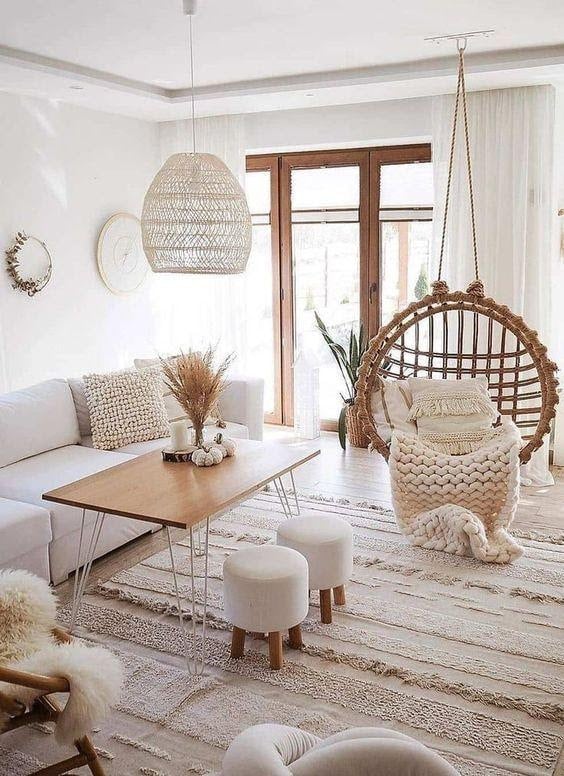 45 Creative Aesthetic Living Room Decor Ideas