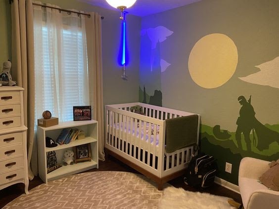 Star wars best sale nursery theme