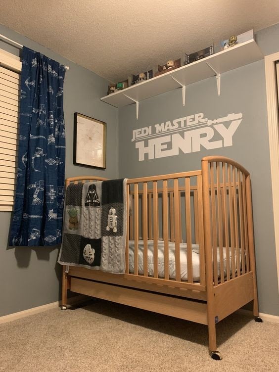 Star wars best sale nursery decor