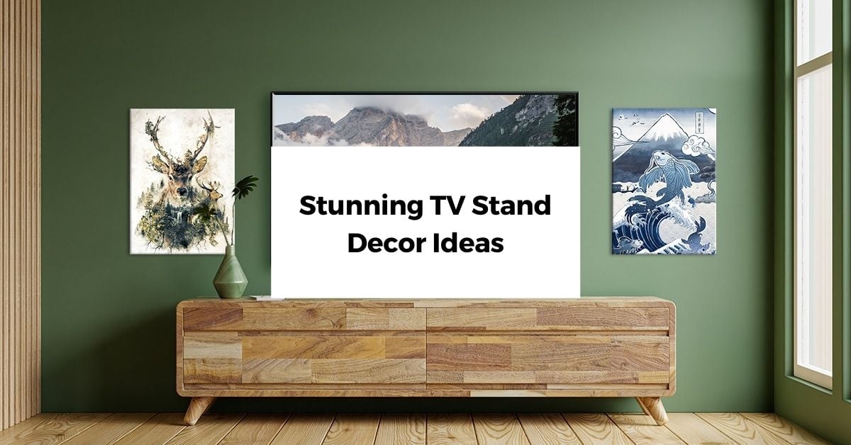 Creative TV Stand Decor Ideas For Living Room or Bed Room